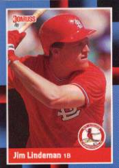 1988 Donruss Baseball Cards    540     Jim Lindeman